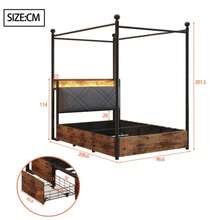 Bed Frames - Black + Metal(2) - View 2