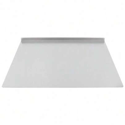  HOHOBLA 201 Stainless Steel Cutting Board 19.7x15.7inch - Non-Stick Metal Baking Mat For Kitchen, Chopping And Kneading Meat, Fruits, Vegetables, Bread, Pizza, And Dough - Countertop & Over Sink Use With Lip [US STOCK, Christmas Gift]