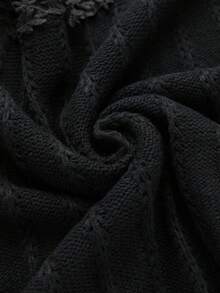 Damen romantischer, vintage, eleganter, lässiger Alltags- und Büro-Pullover in Große Größen mit Spitzen-Patchwork, geeignet für Zuhause, Schule, Date, Flughafen im Herbst/Winter und frühen Frühling