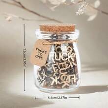 F U C K 字母木质酒瓶装饰，手工木质字母切割 DIY 工艺品，创意趣味生日礼物，送给朋友、同事、周年纪念日、节日、情人节的礼物，既鼓舞人心又幽默，可作办公桌装饰，别致的家居和朋友礼物，母亲节父亲节礼物 - 彩色 - 查看 20
