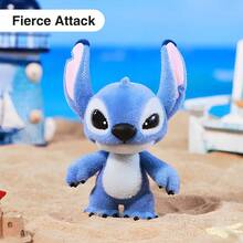 Miniso Stitch Flocked Blind Box, Lilo & Stitch Figure Collectible Toy, Cute Cartoon Desk Decor For Fans - Multicolor - View 6