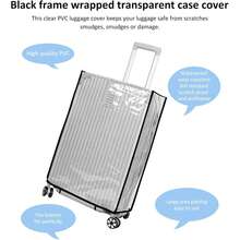 3件装行李箱保护套透明加厚耐磨防水拉杆箱罩旅行箱套子 - 多 - 查看 7