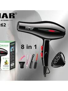 hair dryer,professional dryer with 2 wind speeds.8 in 1 .for gift. - Tipo de Enchufe A USA (110-127V) - Ver 1