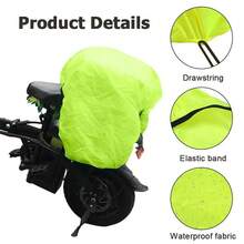 Bicycle Bag Rain Cover Rear Covers Waterproof Plastic Rack Bags Portable Road Bike Saddle