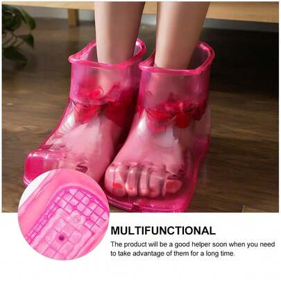 Portable Foot Bath Basin For Pedicure And Heat Therapy Relaxation - For Foot Relaxation, Fragrance-Free, Requires No Electricity Or Batteries.