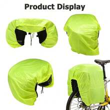 Bicycle Bag Rain Cover Rear Covers Waterproof Plastic Rack Bags Portable Road Bike Saddle