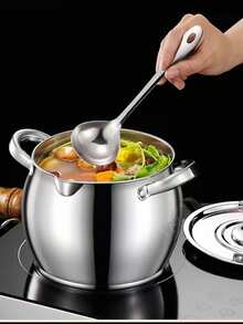 4-Piece Thickened Stainless Steel Mesh Oil Container, Large-Capacity Double-Handle Oil Can, Separated Design, Suitable For Home And Restaurant Use, High Temperature Resistant And Durable, 4/3 Liters / 17.02 Cm - Multicolor - View 11