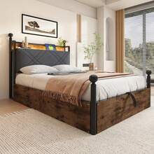 Bed Frames - Black + Metal(2) - View 5