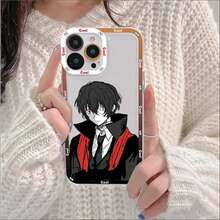Custodia per telefono compatibile con Anime Bungou Stray Dogs, adatta per iPhone 14, 13, 12, 11 Pro Max, XS, X, XR, SE 2020, 6, 7, 8 Plus, Mini, e custodie protettive compatibili con 17 Pro Max, 17 Pro, 17, 16 Pro Max - Z2 - Visualizzare 8