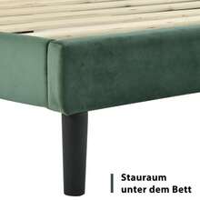 Marcos de cama - Verde + Terciopelo + 90 cm x 200 cm - Ver 7