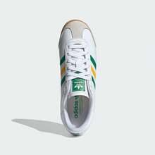 Adidas Giày thể thao cổ điển unisex, giày mũi chữ T cho cặp đôi, giày thể thao thời trang tối giản thoải mái IF9511 - Trắng/Vàng đậm/Xanh lá cây - Xem 3