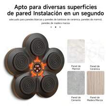 Máquina De Boxeo Karate Musical Bluetooth Inteligente Color - Equipo de boxeo y lucha equipado con conexión Bluetooth inteligente, versión mejorada unisex, con completo equipamiento. Este equipo de entrenamiento fitness montado en la pared y ahorrador de espacio es adecuado para uso familiar, y una excelente opción para regalar en Navidad, Año Nuevo, Acción de Gracias y otros festivales. - Negro - Ver 10