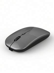 Upgrade Your Computer Experience With Rechargeable Wireless Mouse - 2.4Ghz Silent For Optical Mouse For Laptop - Dark Grey - View 1