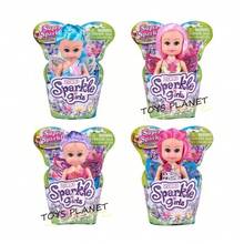 ZURU Sparkle Girlz Super Sparkly Floral Fairy-4in Baby-Pretend Play Toys 4 Packs(Random Style) - Multicolor - View 11