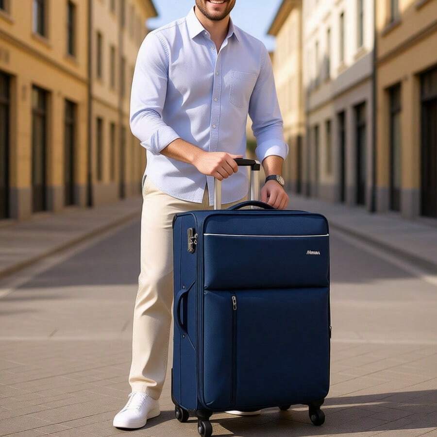 Vali kéo PP thời trang, vali xách tay phổ biến chất lượng cao dành cho cả nam và nữ khi đi công tác, hộp đựng đồ cho học sinh - Hộp đựng xe đẩy cắm trại PP có khóa kéo thời trang - Xem 1