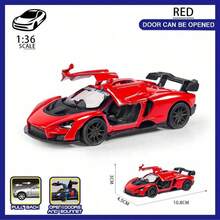 1pc 2025 New Model [Boxed] Alloy Racing Car Toy Model, Friction Powered Car Toy, Birthday Gift, Christmas Gift, Perfect Gift - Multicolor - View 8