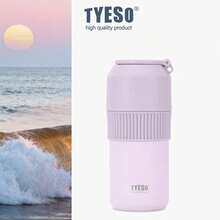 TYESO 900-1000/350-680 Ml Thermal Bottle, Available In Two Sizes. Keeps Drinks Cool Inside, Maintaining The Temperature Of Hot Or Cold Beverages For Up To 24 Hours. Ideal For Physical Activities, Sports, Work, School, Birthday Gifts, And Christmas Presents. - Roxo - 查看 3