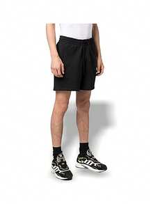 Adidas Quần short thể thao nam Adicolor Trefoil thấm hút mồ hôi thoáng khí chống nắng chống gió giữ ấm đa năng logo trơn dễ giặt nhanh khô thể thao ngoài trời hàng ngày cho nam màu đen H11370 - màu đen - Xem 3