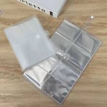 Portable Transparent Photo Album With Snap Closure, Large Capacity All-In-One Album For 3-Inch Photos, Instant Photos, ID Cards, Business Cards, Photos, Cards, Bank Cards, Stamps, Tickets, Convenient Storage For School Supplies - Multicolor - View 7