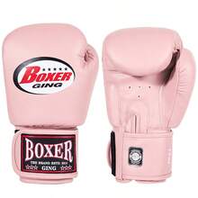 GINGPAI Professional Boxing Gloves For Adults, Men & Women, Muay Thai, MMA, Sparring, Genuine Leather Punching Mitts - Multicolor - View 27