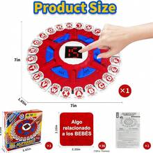 Basta Juego De Mesa Español | Word Game | Fast-Paced Family Board Game | Choose A Category & Race Against The Timer To Be The Last Player | Learning Game Great For All Ages - Đỏ, xanh và trắng, Tây Ban Nha - Xem 5