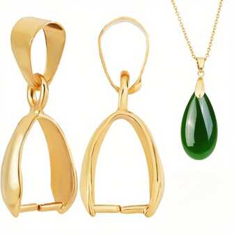 10pcs Zinc Alloy Pendant Clasp Hooks Jewelry Making Supplies