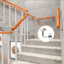 Soportes de Pasamanos de Acero Inoxidable, Soportes de Barandilla de Escalera Soporte Decorativo de Rieles de para Baño Apto para Interior y Exterior Escaleras - Plateado - Ver 6