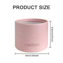 VERONNI 3D Rose Flower Blush - Water Resistant Petal Blush Makeup For All Skin Tones, Light Coverage Matte & Shimmer Finish For Cheek Sculpting & Highlighting, Gift-Ready Compact, Pink & Red Shades - Nhiều màu - Xem 4