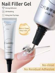 1/2/3Pcs Nail Sealant, Soft Caulking Adhesive, Strong Adhesive Drilling Adhesive, Nail Shop Specific Nail Glue - 無色 - 查看 1