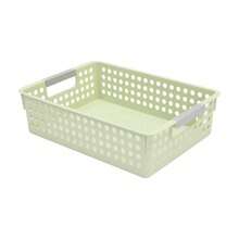 HOHOBLA 24 Pack Turn In Trays Classroom, Baskets For Classroom, Plastic Storage Baskets With Handles, Colorful Organizer Baskets, Storage Bin Book Baskets For Papers Crayon Pencils Storage [US STOCK, Christmas Gift] - Default - View 9