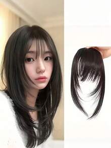 1 pieza Gorro con peluca con flequillo y botón ajustable, ajuste perfecto en el cuero cabelludo, ideal para mujeres. Esta peluca con tema de fantasía es adecuada para ir y venir y viajar. Incluye pinzas para el cabello, horquillas y otros accesorios. - Multicolor - Ver 6