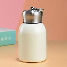 1 pieza Taza de acero inoxidable de 300ml, Botella de agua aislada portátil mini para estudiantes - Multicolor - Ver 5