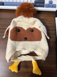 1 chiếc mũ len bảo vệ tai hình chim cánh cụt dễ thương, mũ len bịt tai ấm áp và đáng yêu cho trẻ sơ sinh và trẻ em, thích hợp cho mùa thu/đông, unisex, trang phục ngoài trời, phụ kiện cho bé, trẻ em Giáng sinh, mũ trẻ sơ sinh, mũ bé gái, sản phẩm cho trẻ em, mũ trẻ mới biết đi kiểu mới, mũ mùa đông, mũ trẻ em, mũ bé gái, mũ bé trai - Mũ len - Bảo vệ tai Penguin - Xem 7