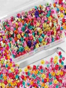 Mini Dried Flowers Are Used For Resin, Small Dried Flowers For Handicrafts, Resin Nails, Bulk Purchase, For Handicraft Making, DIY Epoxy Resin Accessories, Jewelry, Earrings, Soap Making, Candle Making, Etc - Mixed Colors - View 3