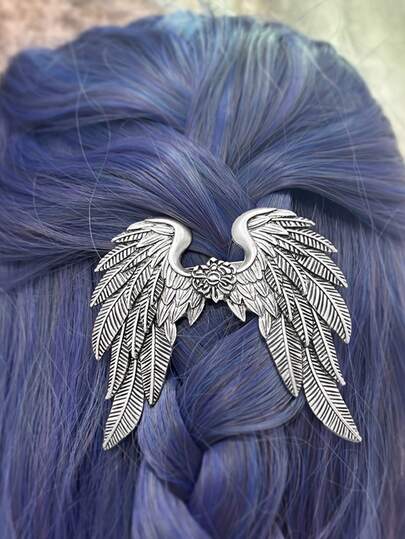 GuoShuang 1pc Vintage Women Hairpin Butterfly Wing Hair Clip Animal Hair Accessory Jewelry For Ladies