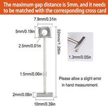 50pcs/100pcs 1.5mm Replacement Steel Needles For Flooring Wall Tile Leveling System, Leveler Replaceable Pin Reusable Spare Steel Pin Tiling Construction Tools - Multicolor - View 3