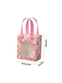 5/10个装樱花糖果盒饼干袋纸质樱花婚礼生日礼物包装用品 - 彩色 - 查看 7