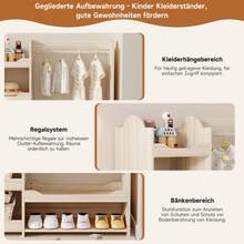 Rotating Bookshelf, Freestanding Shelf, Picture Book Shelf With 360-Degree Rotation Function, Storage Shelf For Children And Adults, Multifunctional Bookshelf (4 Shelves, 142*63*63 Cm) - Beige 2 - View 4