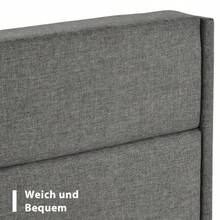 Marcos de cama - Gris oscuro + Lino + 90 cm x 200 cm - Ver 4