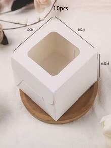 15pcs/10pcs/5pcs Rectangular White Kraft Paper Boxes, 3.94*3.94*2.56in, Handmade Soap Packaging Boxes, Folding Small Jewelry Gift Boxes, Party Favor Boxes - Multicolor - View 18
