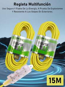 Extension Cords - 15 Metros--2 Piezas - View 1