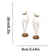 1pc Vase / A Pair Of Deer Ornaments, Modern Wabi-Sabi Style Home Decor (Stacked Stone Vase + Abstract Deer), Earth-Toned Minimalist Design - Geometric Vase-Themed Decoration. The Vase Is Not For Holding Water And Is Only Intended For Decorative Artificial Flowers. - Multicolor - View 11