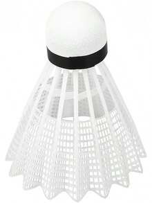 VGEBY Bádminton Blanco, Volantes de Entrenamiento duraderos de PVC de 6 Piezas para Practicar la Competencia Bádminton, Suministros De Tenis Equipos De Y Tenis