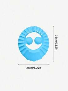 1pc Adjustable Shampoo Cap, Ear Protection Bath Cap, Shower Cap, Bathroom Decor, Multiple Colors Available, Suitable For Back To School Season, Shampoo Protection Bath Cap - Multicolor - View 7