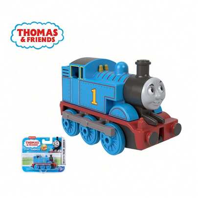 Mattel Juego de tren coleccionable Fisher-Price Thomas & Friends Minis, incluye Thomas, Percy, Duck, Nia, Rosie, Carro de freno, Bruno, Whiff, Salty, Diesel, Harold, Vagón problemático, Winston y talla grande, adecuado para niños en edad preescolar de 3+ años para juegos de rol