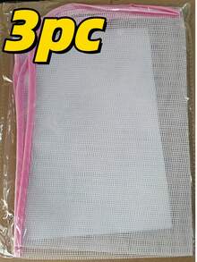 3pcHeat Resistant Ironing Pad - Protective Insulated Mat For Ironing, Prevents Burning Issues, Easy To Clean, Fits Most Standardrons, Essential Home Supply, For Delicate Fabrics Protection|Transparent Mesh Design
