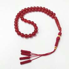 45 Muslim Daily Prayer Beads, Prayer Bead Bracelet, Tasbih Muslim Prayer Beads, Saudi Arabian Prayer Bead Bracelet, Resin Prayer Bead Bracelet, Festival Gift - Multicolor - View 11