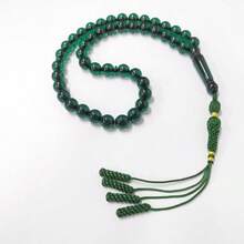 45颗穆斯林日常祈祷念珠，祈祷念珠手链，穆斯林念珠串，沙特阿拉伯祈祷念珠手链，树脂祈祷念珠手链，节日礼物 - 彩色 - 查看 16