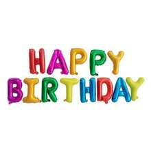 6pcs Super Tall 1M Rainbow Heart Star Balloon Set With Birthday Letter Flags, Suitable For Birthday Party Decoration - Multicolor - View 10