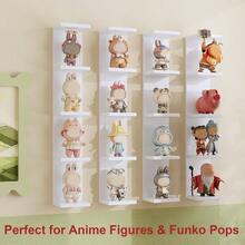 5 Tier White Lack Wall Shelf - Multi-Functional Display Organizer For Anime Figures  Pop Plants Makeup And Books 7.1" X 5.5" X 30.7" Space-Saving Floating Shelf For Home And Office - 2 - 查看 2